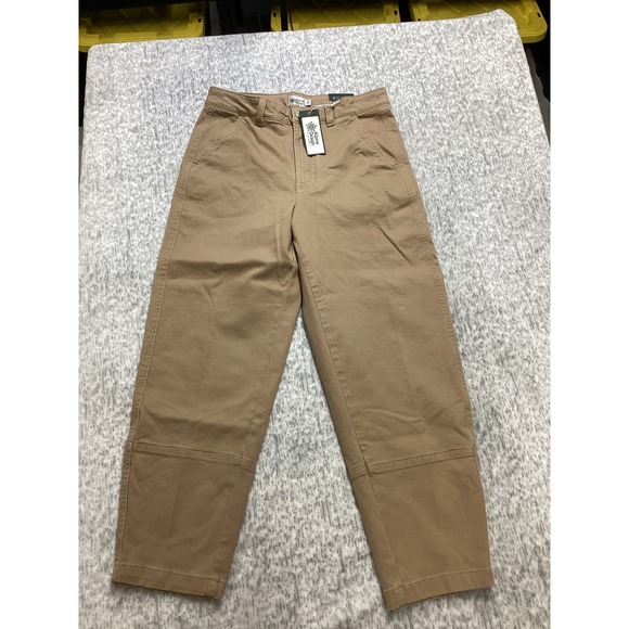 Alpine Design Pants - Alpine Design Womens Barrel Pant Sahara Sand High Rise Crop Tan ADW24905 Size 6